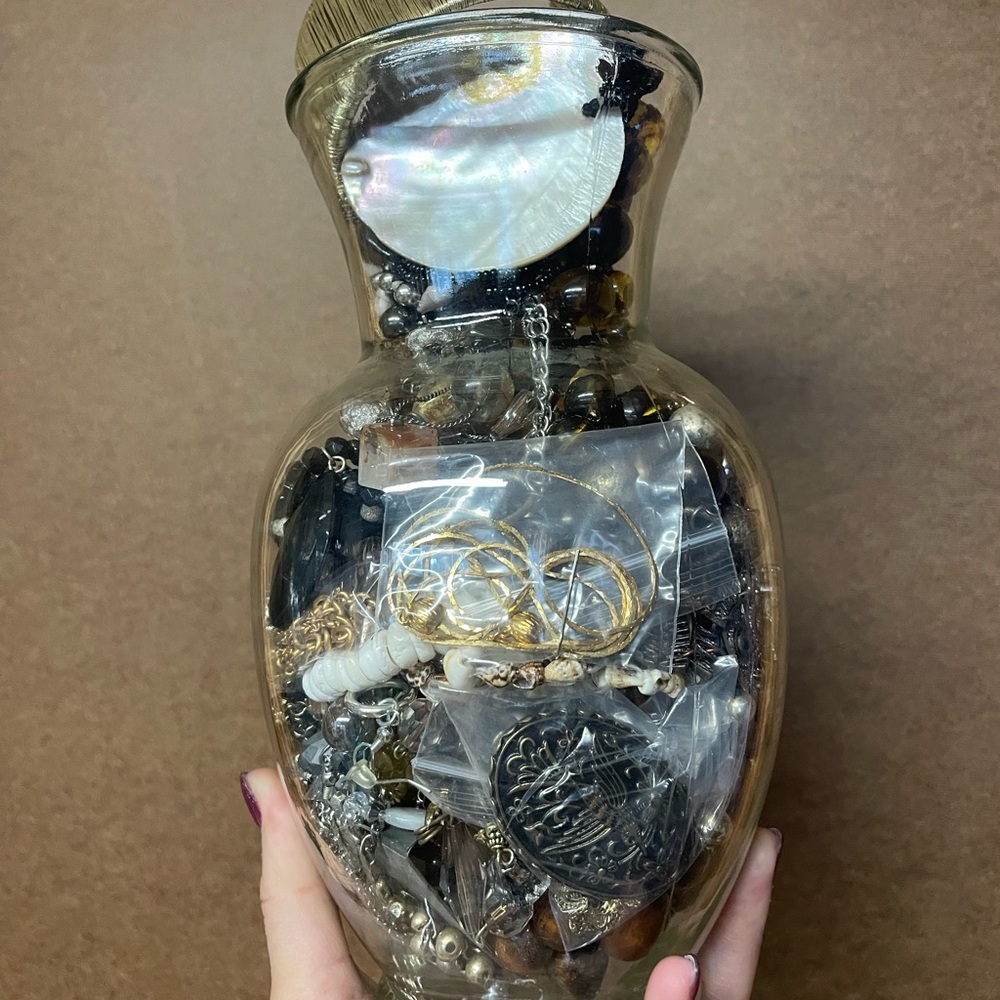 Fall Winter Neutral mystery jewelry vase variety styles vintage modern wearable